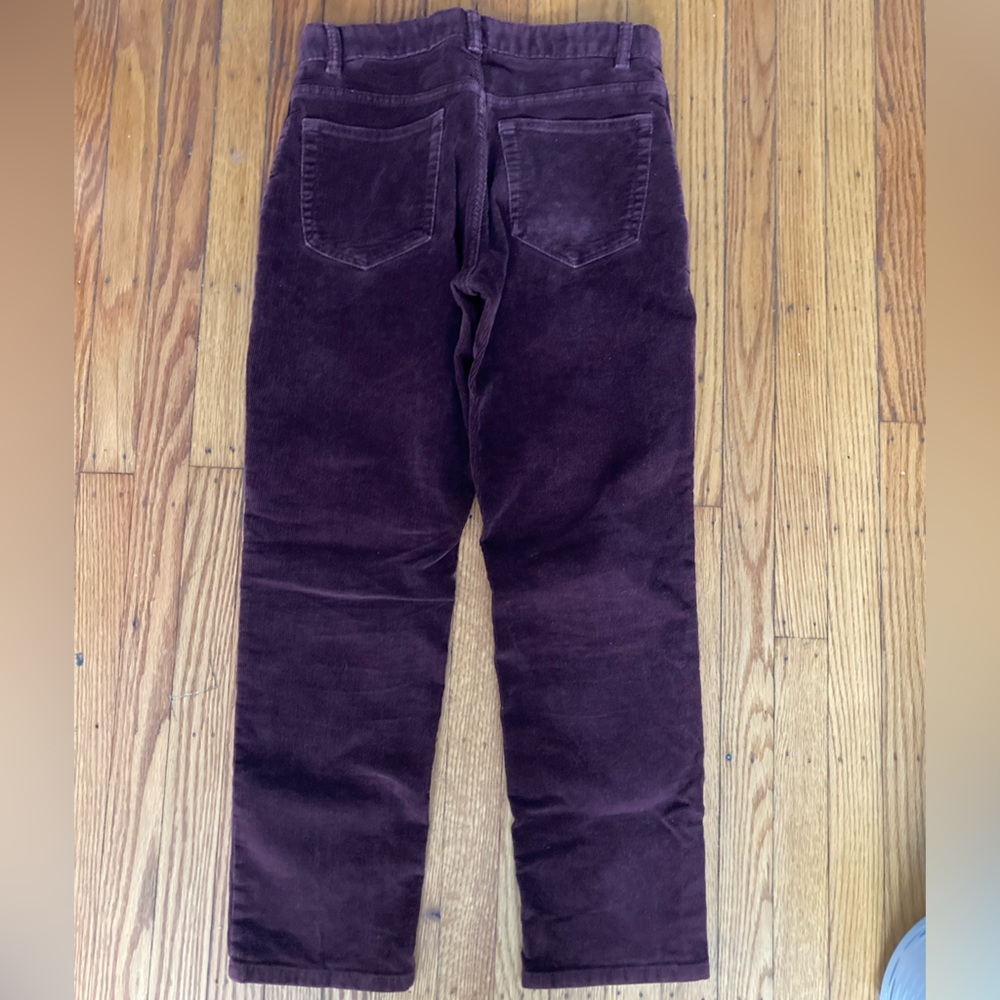 Burgundy Banana Republic Emerson Pants